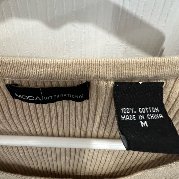 Victorias Secret Moda 100% cotton sweater new size M - Picture 2 of 2